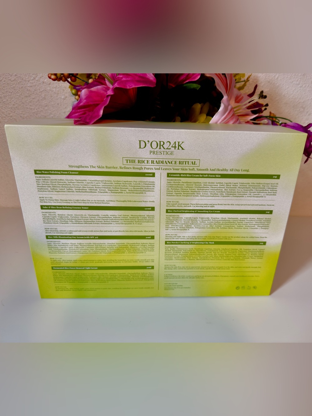 DOR 24K Rice Radiance Skin Care Ritual Collection - Picture 6 of 13
